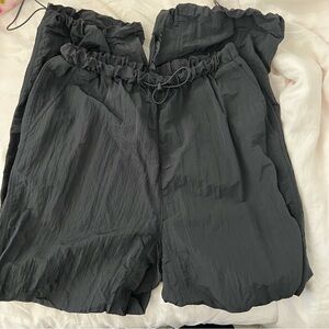 Savage x Fenty Black Drawstring Track Pants